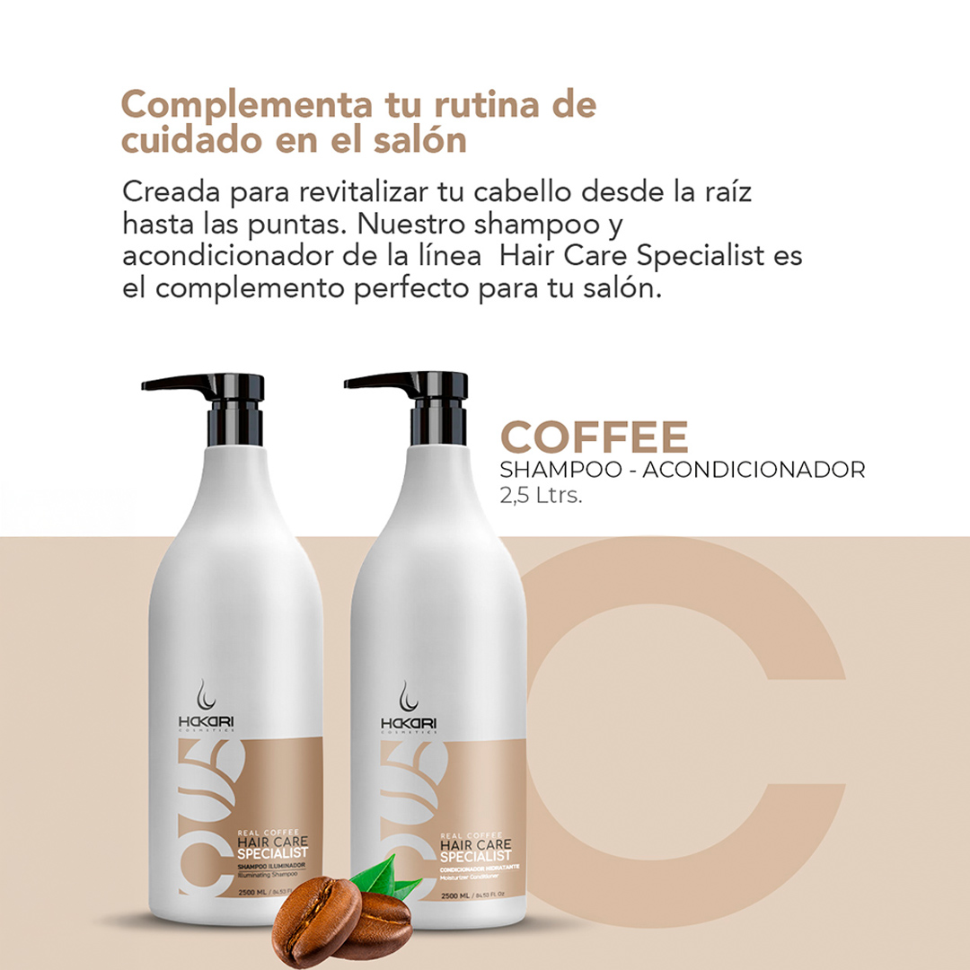 Real Coffee Hair Care Specialist Shampoo 2500ml - Imagen 2